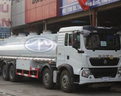 Xe bồn chở xăng dầu 22 khối Howo
