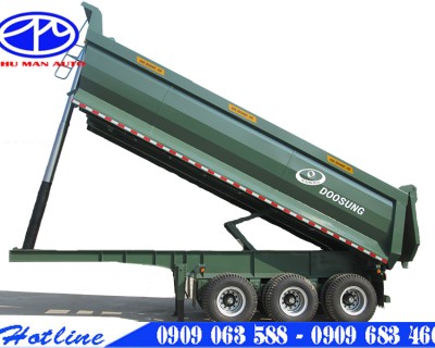 Sơmi rơmooc ben  Doosung 24m3 ( 28.800 KG )