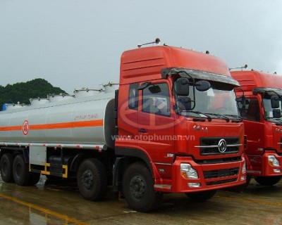 Xe bồn chở xăng dầu 30 khối dongfeng hoàng huy 4 chân