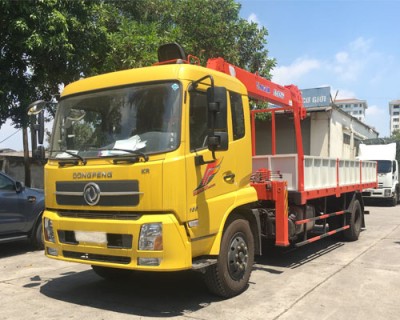 Xe Tải Dongfeng Gắn Cẩu 5 Tấn - Xe Cẩu Tự Hành 5 Tấn