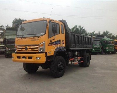 Xe ben Trường Giang 8t5 4x4 ba cầu reo Mỹ