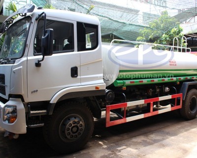 Xe Tưới Nước, Rửa Đường 12 khối Dongfeng Hoàng Gia C260 