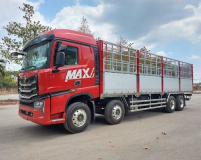 XE TẢI HOWO 4 CHÂN THÙNG BỬNG NHÔM ĐÀ LẠT
