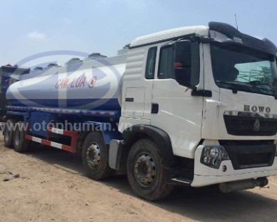 Xe bồn chở xăng dầu 19 khối Howo