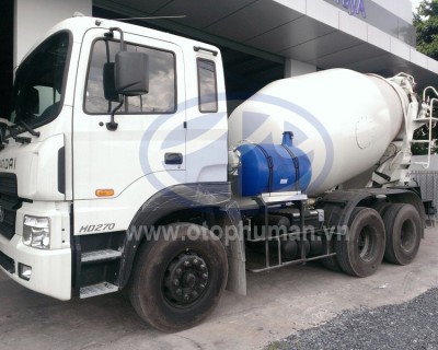 Xe Trộn Bê Tông Hyundai 7 Khối