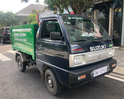 XE SUZUKI CHỞ RÁC 400KG