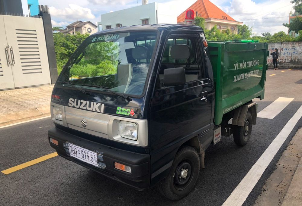 xe chở rác suzuki 400kg