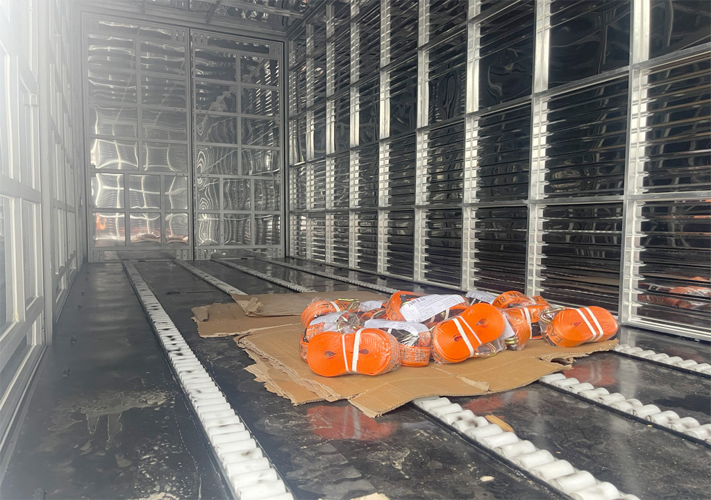 xe tải veam chở pallet