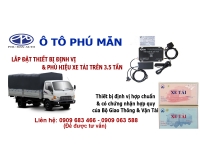 Thiết bị định vị xe tải và phù hiệu xe tải trên 3.5 tấn 