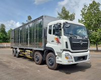 XE TẢI 4 CHÂN THÙNG KÍN DONGFENG 8x4
