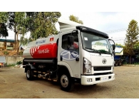 Xe bồn chở xăng dầu 7 khối Faw 3 khoang (2-2-3) đời 2016